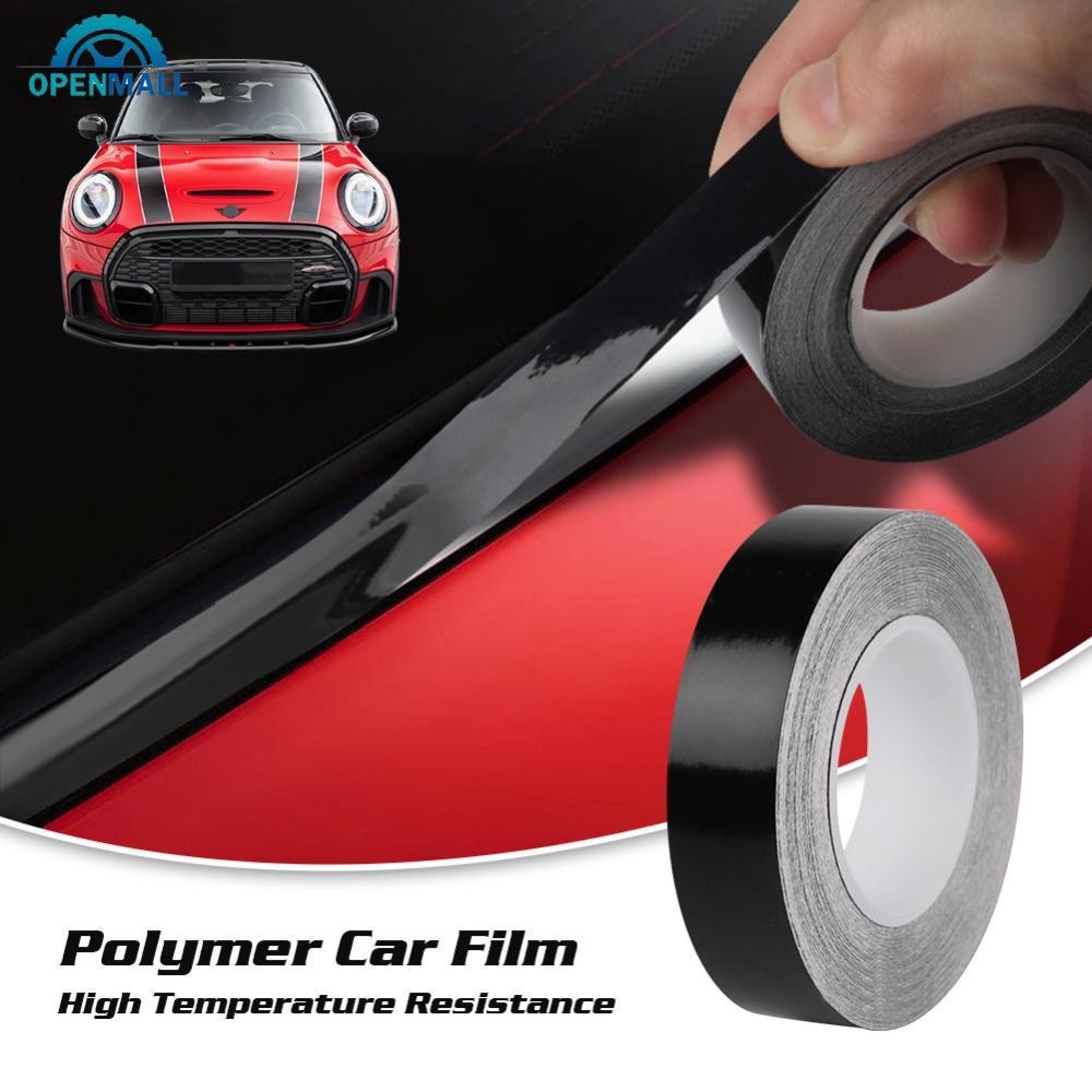 Openmall 10M Universal Car Window Trim ฟิล์มไวนิลประตู Waistline DIY สติกเกอร์ตกแต่งหน้าต่าง Edge Protector Trim Anti-scratch จัดแต่งทรงผมรถ H9N2