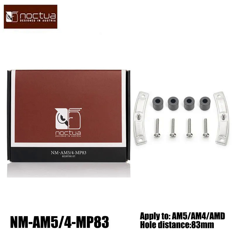 Noctua NM-AM5/4-mp83 ติดตั้ง-ชุด AMD-AM5-AM4 ขายึดสําหรับ Noctua CPU Cooler ส่วนใหญ่รองรับ AM5 AMD A