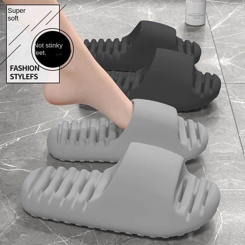 คุณภาพสูงรองเท้าแตะในร่ม Hollow Sole Breathable รองเท้าแตะห้องน้ําคู่สไตล์ EVA วัสดุ Mute Anti-