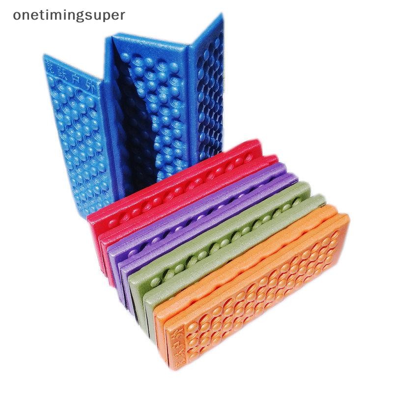 Onetimingsuper เบาะรองนั่งกลางแจ้งพับแผ่นโฟม Ultralight แบบพกพาขนาดเล็กเบาะรองนั่งกันน้ํา Moisture-proof Camping ตกปลาเสื่อปิกนิก OTP