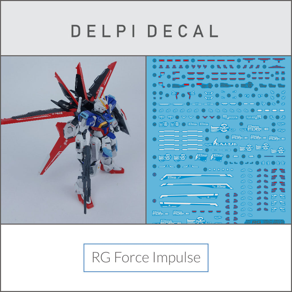 Delpi Water Decal (ดีคอลน้ำ) RG Force Impulse Gundam