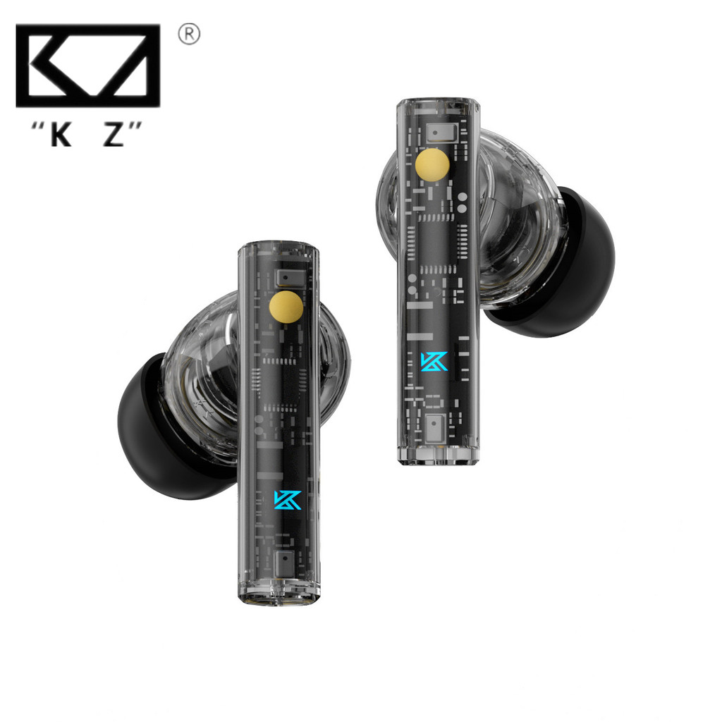 Kz Carol TWS หูฟัง 6 MIC Active Noise Canceling True Wireless กันน้ําบลูทูธ 5.3 หูฟังสเตอริโอ