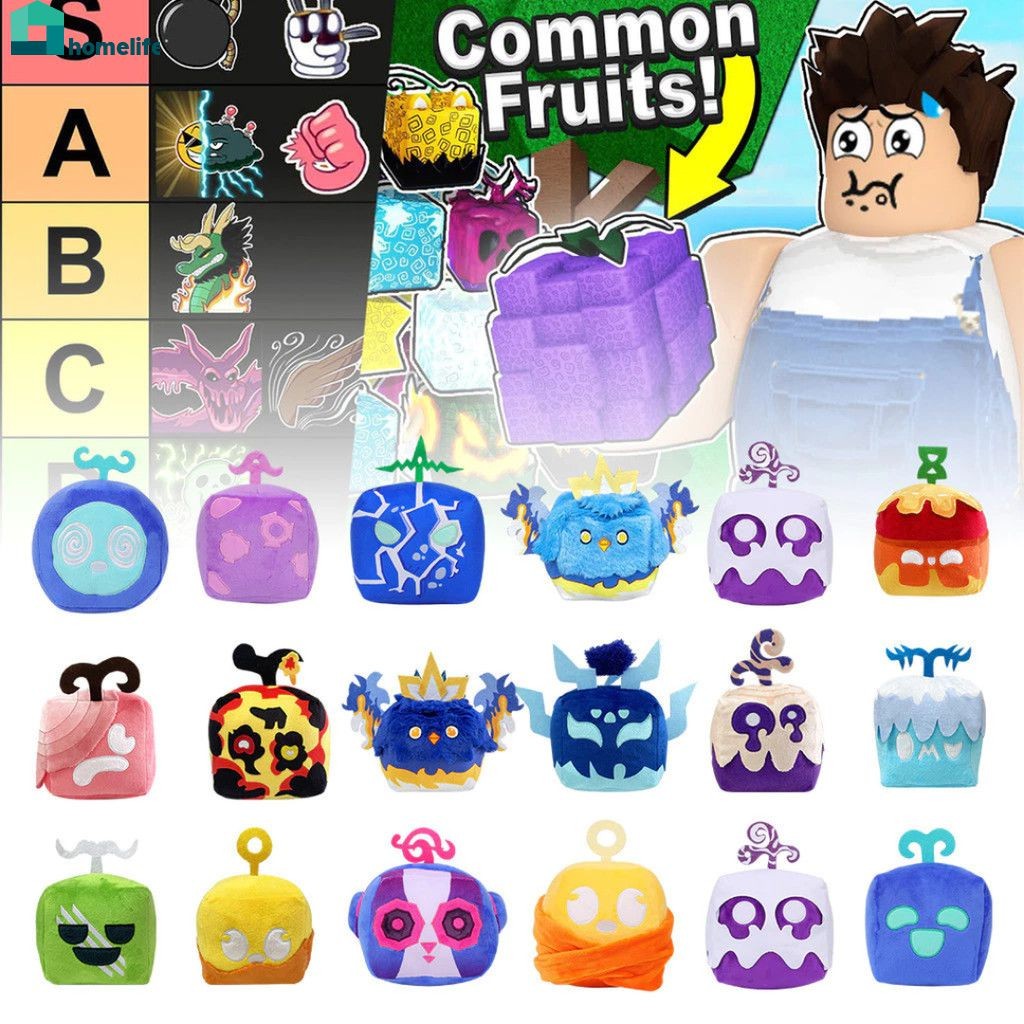 【สินค้าขายดี】ตุ๊กตาผ้ากำมะหยี่ blox Fruits จากเกมอนิเมะ Devil Fruit ของเล่นตุ๊กตาผ้ากำมะหยี่ตกแต่งบ้าน หมอนอิง ของขวัญสำหรับเด็ก บ้านใหม่
