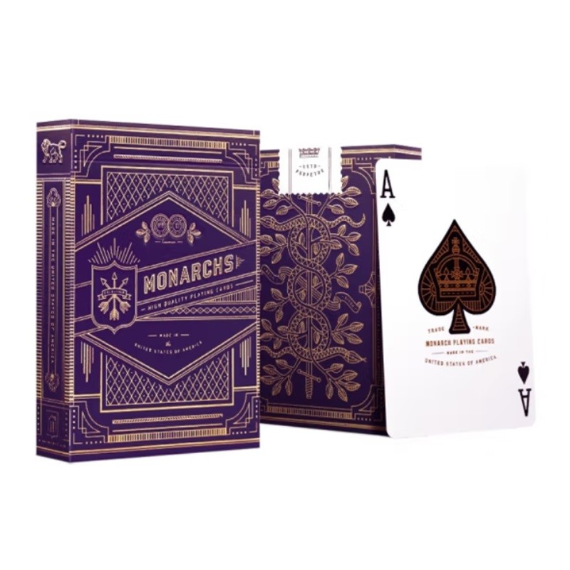 Theory11 Purple Monarchs Play Cards Monarch Deck Poker Collection การ์ดเกม ราคา ถูกที่สุด ดีลบีเคเค แกลเลอรีภาพที่ 3