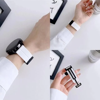 สายนาฬิกาsmart watch Huawei GT5 GT4 GT2e GT3 GT2ซิลิโคนแม่เหล็กultimate watch5 3 4 2สาย20mmสาย22mm