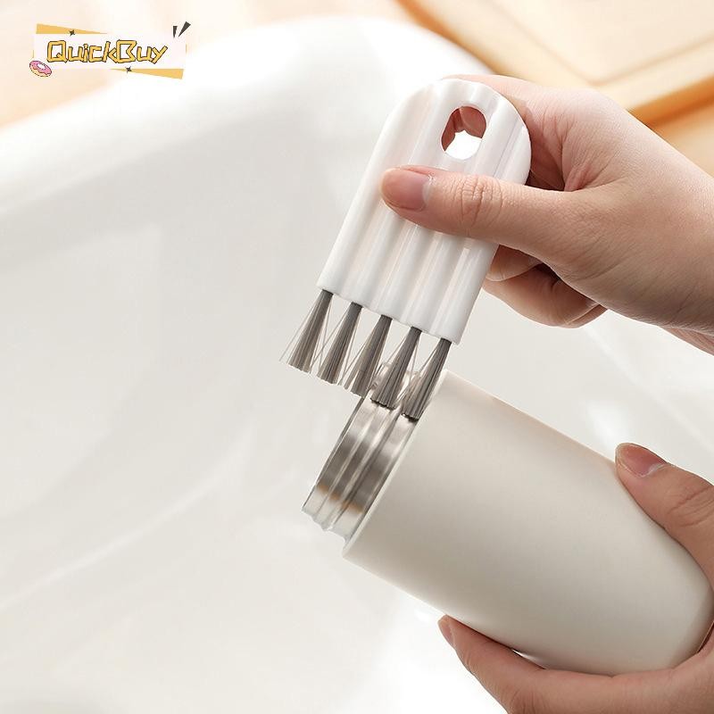 Quickbuy al แปรงทําความสะอาด Bendable Cup Cover Groove Gap Dead มุมแปรงอุปกรณ์ครัวในครัวเรือนใหม่