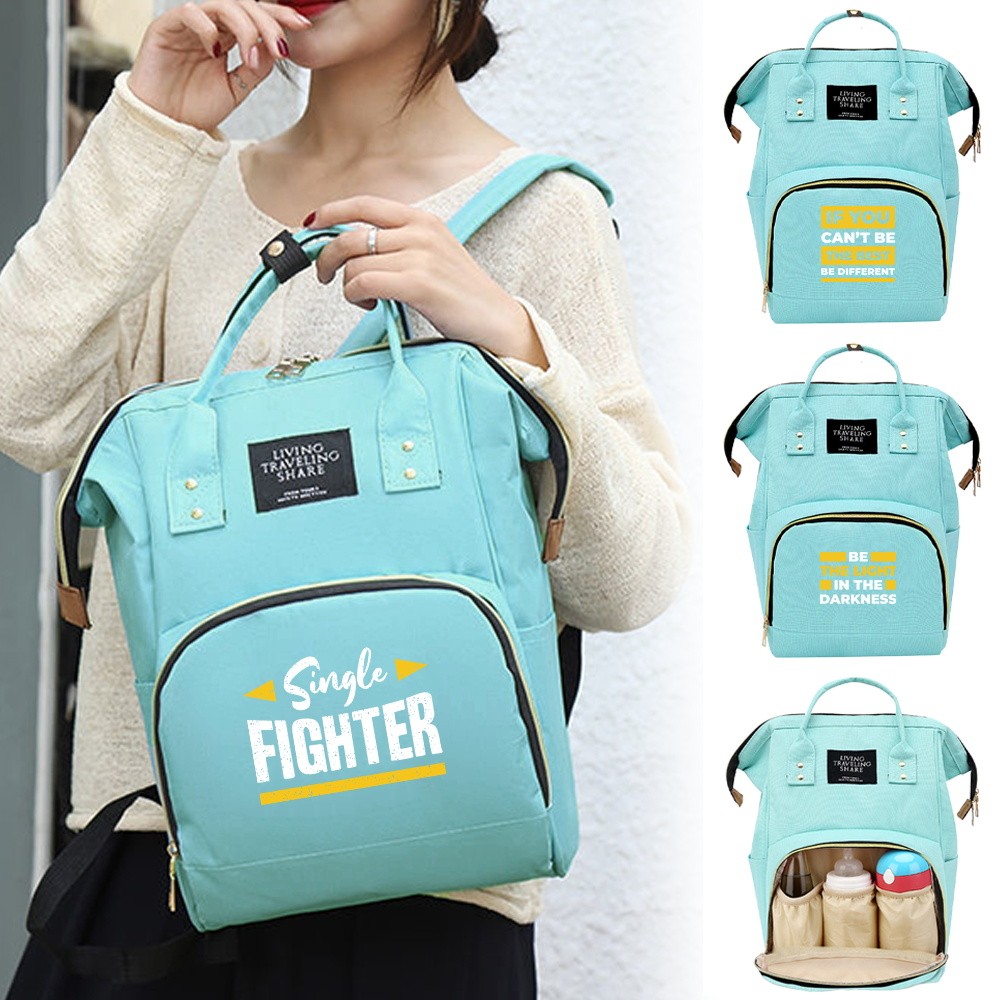 Multi-function Mommy Bag Large Capacity Travel Organizer Bags Diaper Bottle Storage Backpack Waterpr