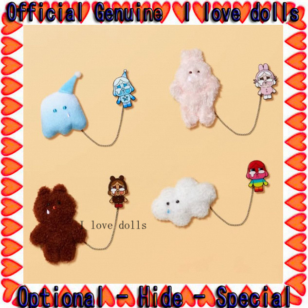 Pop MART CRYBABY Crying Baby Tears Factory Series Plush Badge [ของแท้] ตุ๊กตาตัวเลขน่ารัก
