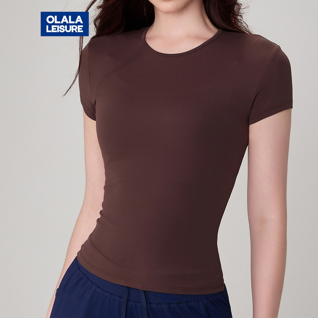 Yoga Sports T-shirt Short Sleeve Soft And Moisture-wicking