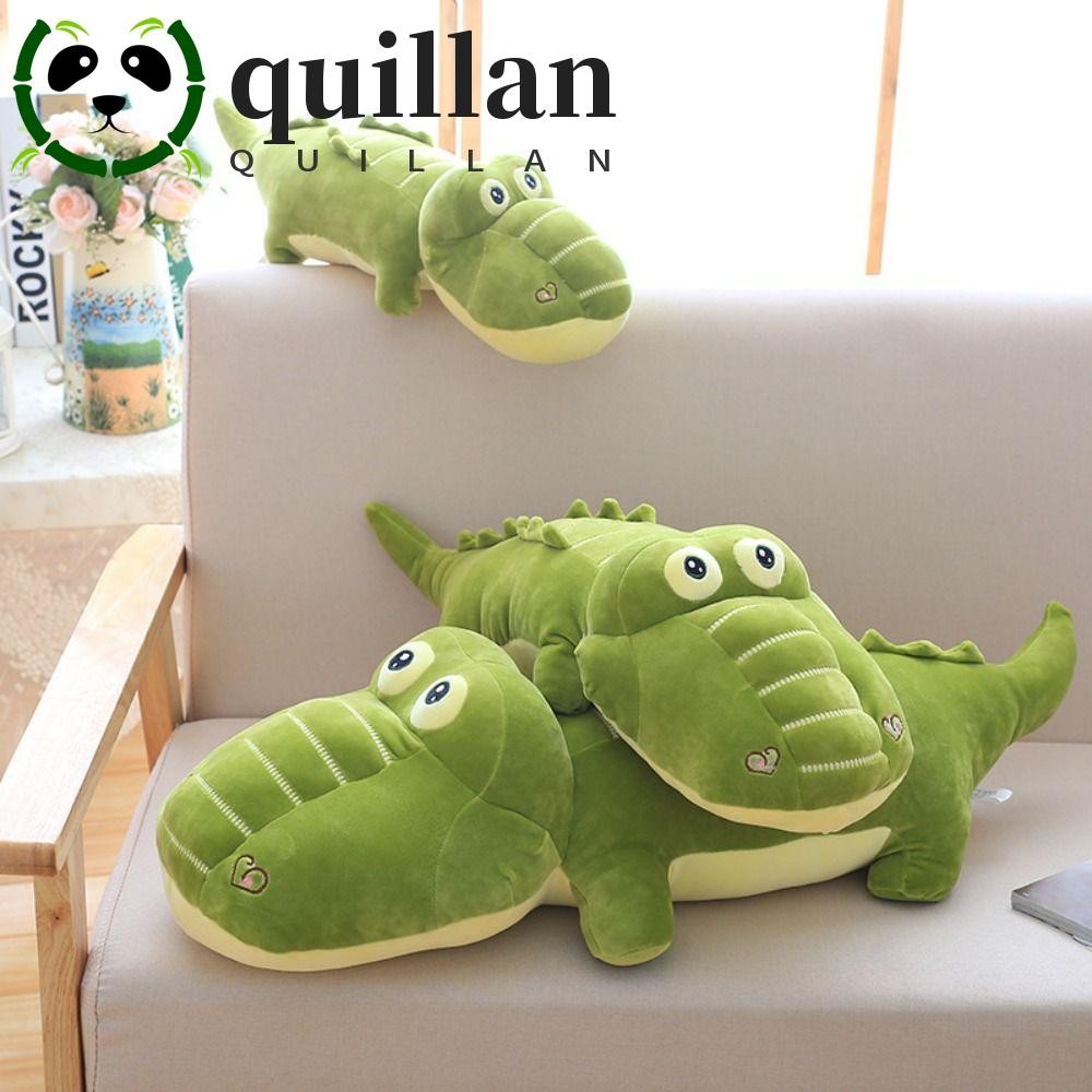 Quillan หมอนตุ๊กตาจระเข้ แบบนิ่ม ขนาดใหญ่ เหมาะกับเป็นของขวัญ ของเล่นสําหรับเด็ก