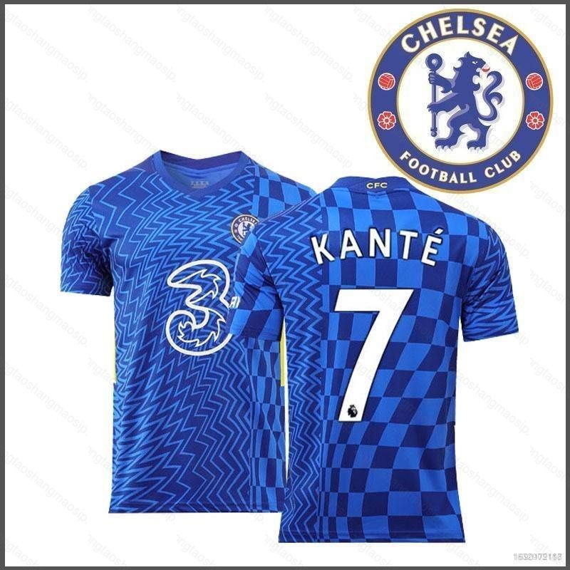 เชลซีพรีเมียร์ลีกเสื้อฟุตบอลkante Tshirt Topsเสื้อฟุตบอลหลวมTeeคุณภาพสูงPlusขนาดฤดูกาลใหม่