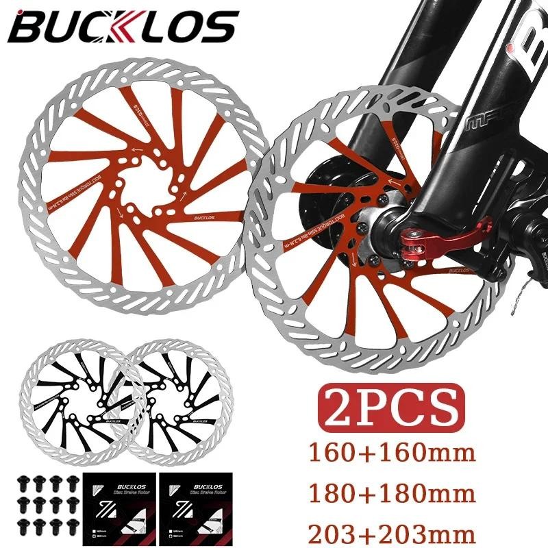 Bucklos จักรยานดิสก์เบรกโรเตอร์ 2PCS G3 160/180/203MM โรเตอร์จักรยานเบรคไฮดรอลิกโรเตอร์สําหรับ SHIMANO SRAM เบรคไฮดรอลิก Mtb