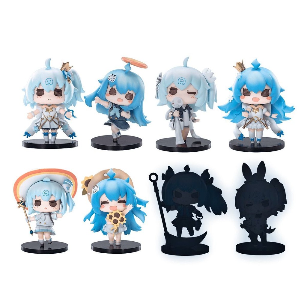 ของแท้ bilibili Magic Star Set Blind Box 2233q กล่องไข่น่ารักทำมือตกแต่งเดสก์ท็อปของขวัญวันเกิด