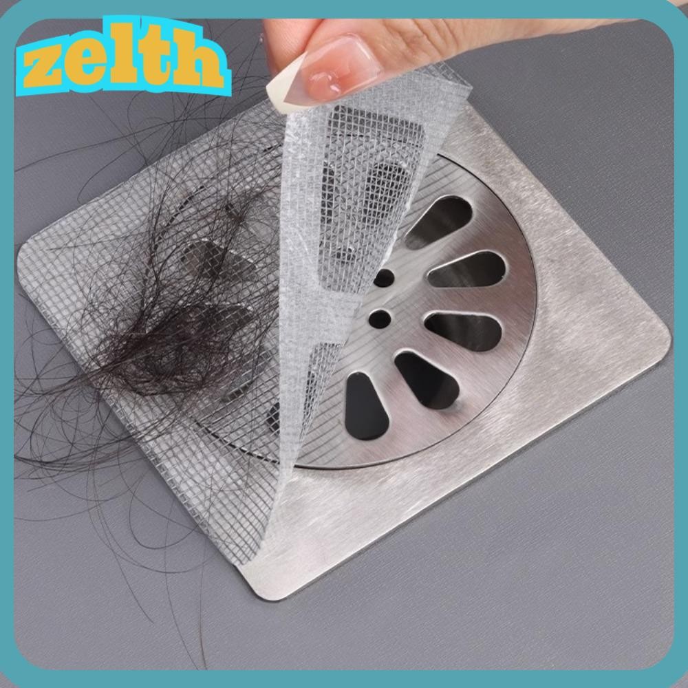 Zelth 30 ชิ้นทิ้งผม Catchers, Sticky Anti-blocking ทิ้งชั้นท่อระบายน้ําสติกเกอร์,อุปกรณ์ห้องน้ําตาข่ายอ่างล้างจานกรองฝักบัวท่อระบายน้ําห้องครัว
