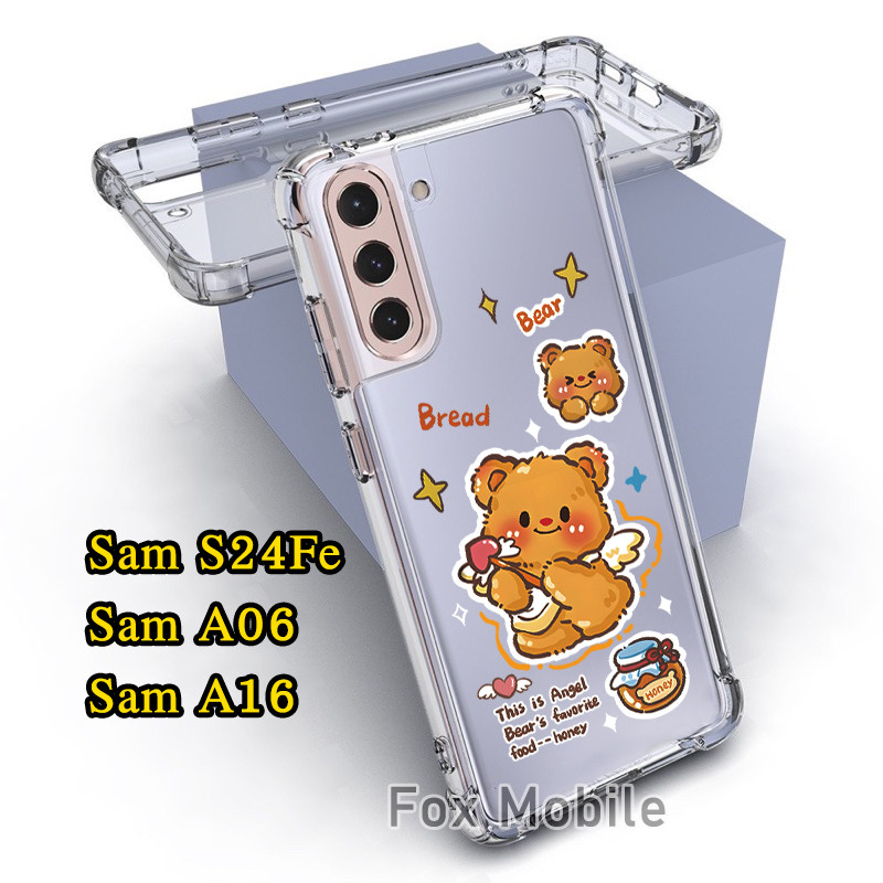 เคส ลายน่ารัก สำหรับ Samsung S24Fe A06 A16 S24 S24Plus S24Ultra S23fe S23Ultra S22Ultra S21ultra A05 A05s A55 A15 TP 029