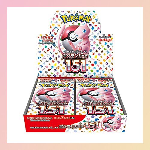 กล่องขยายสำหรับเกมการ์ดโปเกมอน สแกรเลตและไวโอเล็ต Pokemon Card Game Scarlet & Violet Booster Box 151