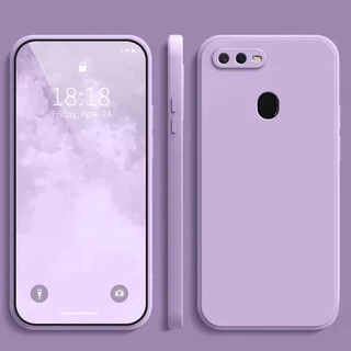 เคส OPPO A5S A7 A12 สีทึบ OPPO A7 / A12 / A5S เคสซิลิโคนป้องกันการตกสีธรรมดาเรียบง่าย YT