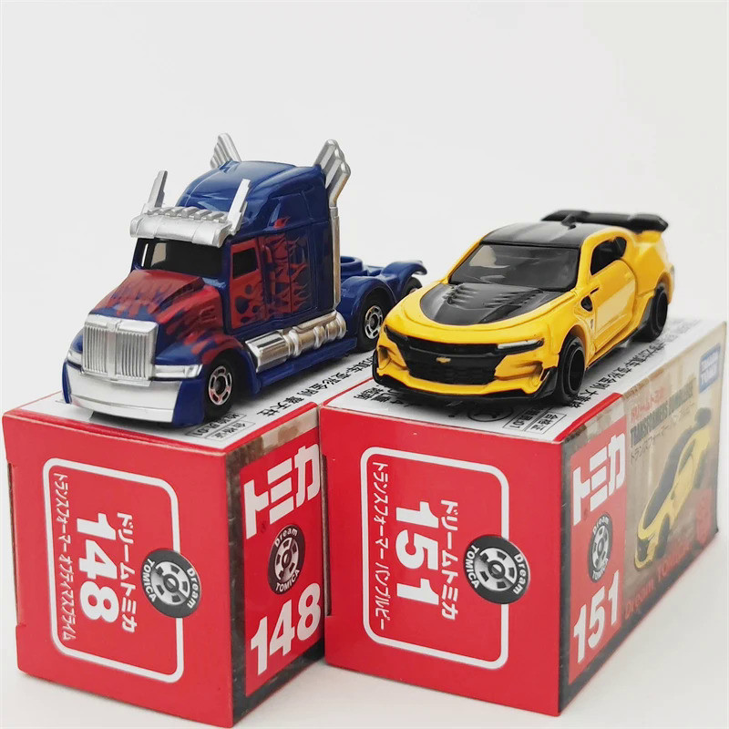 TOMY Transformers Optimus Prime Bumblebee Camaro Alloy Diecasts & Toy Vehicles Car Model Miniature S