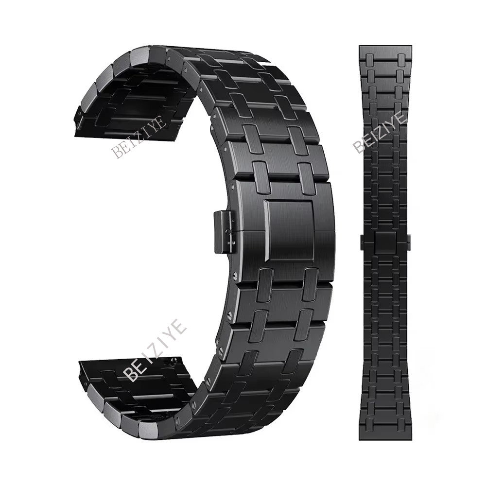 Huawei นาฬิกา GT5 Pro 46 มม.สแตนเลสสตีลสําหรับนาฬิกา Huawei GT 5 46 มม.Smartwatch หรูหราสร้อยข้อมือโลหะ Watchband Accessorie