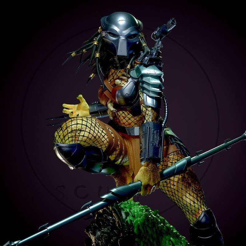 ความสูงเต็ม65มม. 80มม. 95มม. หญิงนักสู้เรซิ่น TD-7016/3D 3b4w