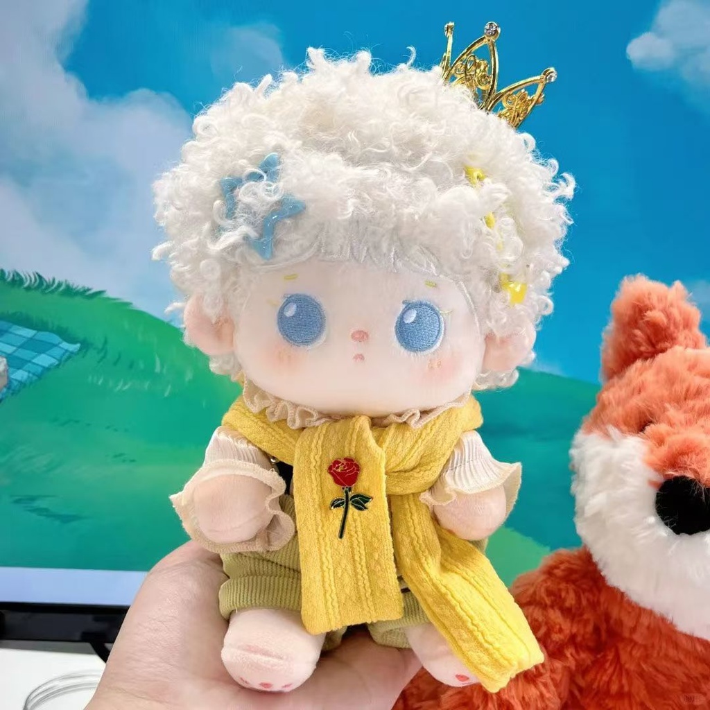 [ขายร้อน] ตุ๊กตาผ้าฝ้าย 20 ซม. เซนติเมตรเสื้อผ้าน่ารักประณีตเจ้าชายน้อยเสื้อผ้าเด็กตุ๊กตาตุ๊กตาแต่งตัวเอี๊ยมสูท