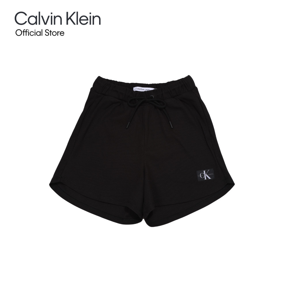 CALVIN KLEIN กางเกงขาสั้นผู้หญิง รุ่น ZW02507 BEH - สีดำ