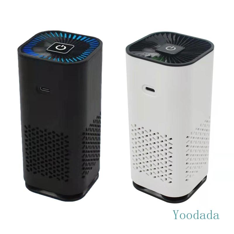 Yoo Travel-Sized เครื่องฟอกอากาศในรถยนต์ เครื่องฟอกอากาศไอออนลบส่วนบุคคล เครื่องกําจัดกลิ่นในรถยนต์