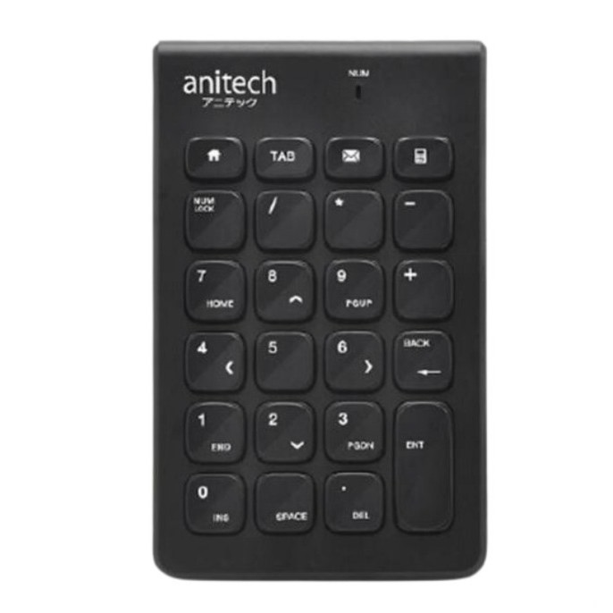 ANITECH แป้นพิมพ์ตัวเลขไร้สาย รุ่น N185 WIRELESS NUMERIC KEYBOARD รับประกัน 2 ปี