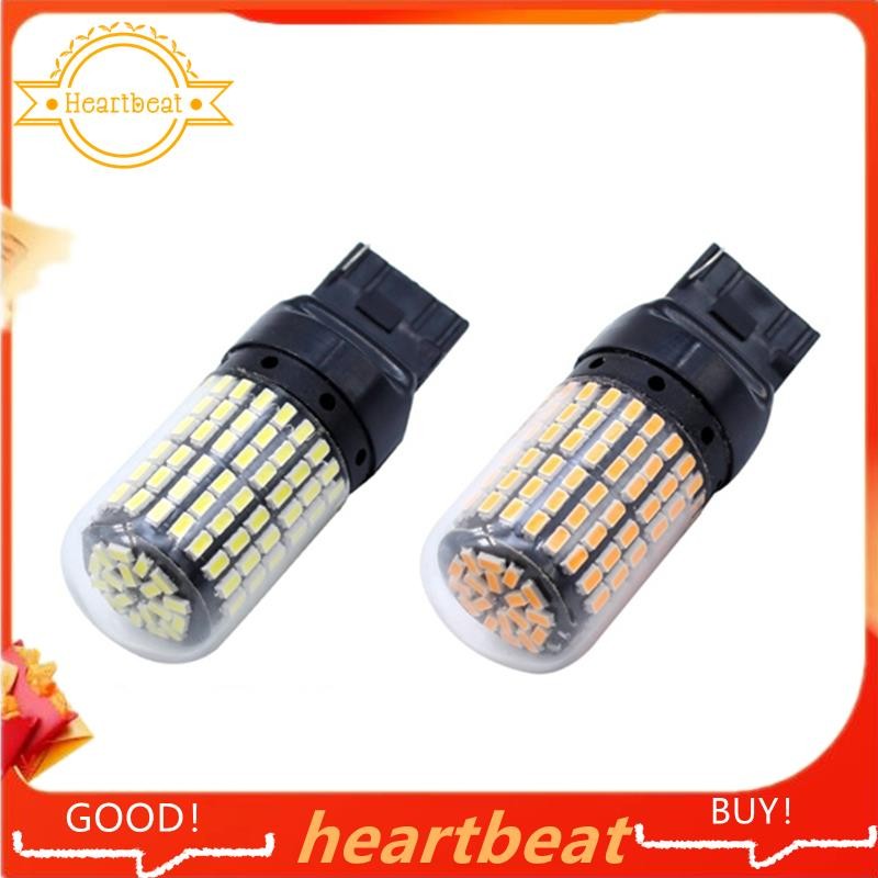 2 ชิ้น Super Bright Canbus T20 7440 W21W Wy21W 144-Smd ย้อนกลับไฟเลี้ยวไฟสัญญาณข้อผิดพลาดฟรีไม่มี Hy