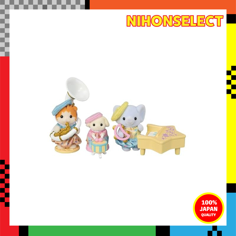Sylvanian Families Nursery [Nursery Concert Set - Do Re Mi Music Band -] Toy Dollhouse, EPOCH