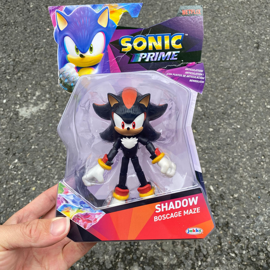[ระดับไฮเอนด์] JAKKS Sonic Hedgehog Sonic prime Big Movie Shadow Joint Action Figure Shadow