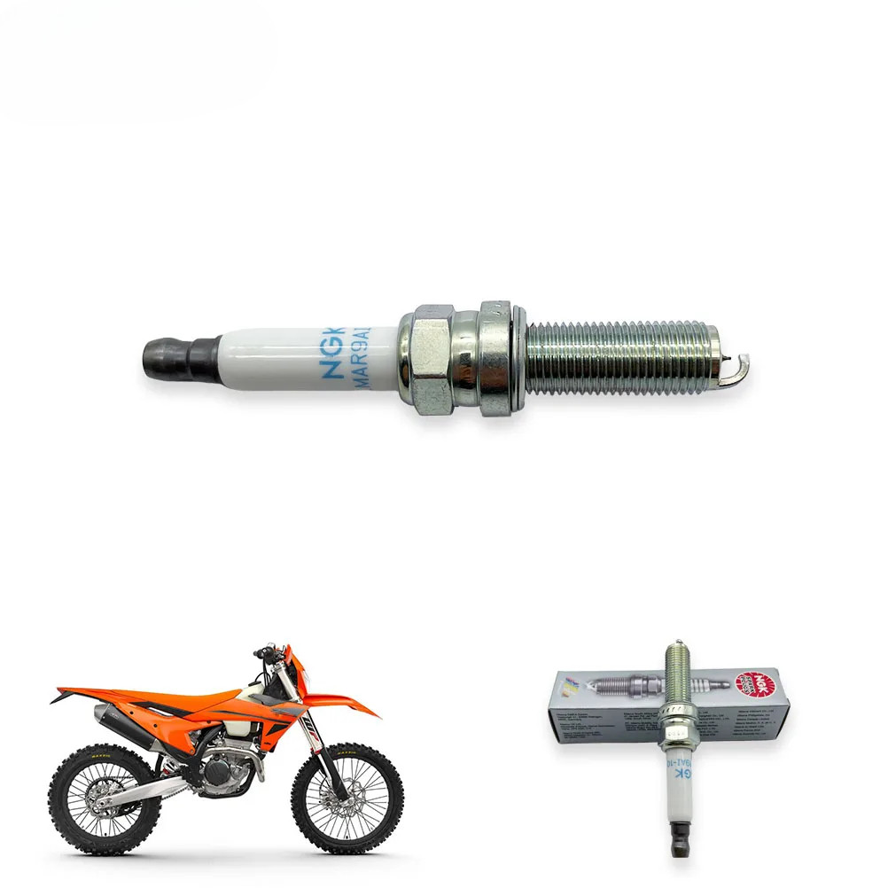 รถจักรยานยนต์สําหรับ KTM HUSQVARNA GAGAS หัวเทียน NGK LMAR9AI-10 เครื่องยนต์จุดระเบิด SXF XCF XCFW E
