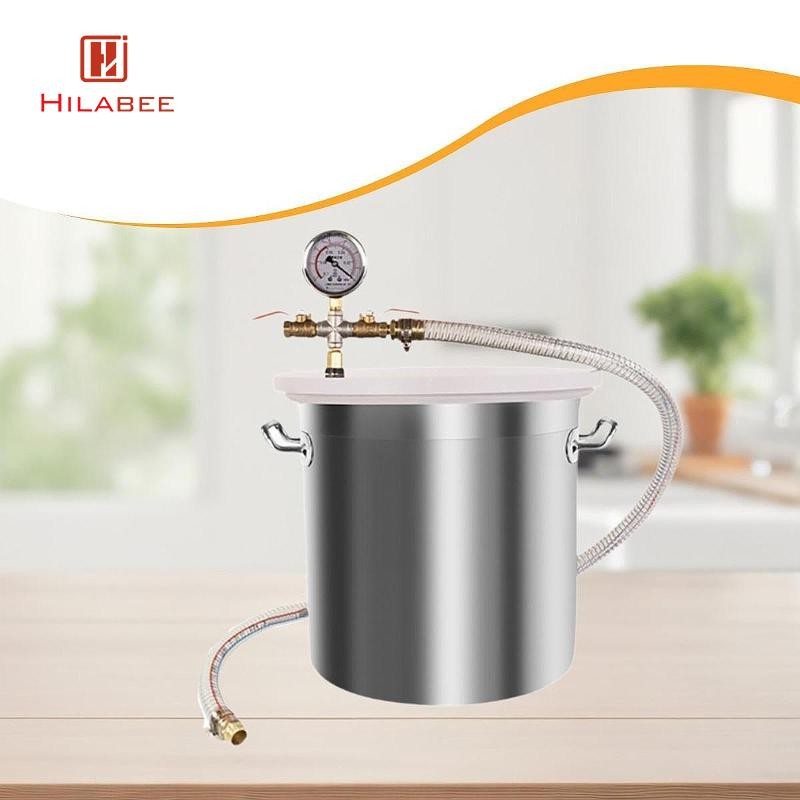 [UsusexaMY] Vacuum Degasing Chamber มาตรวัดสูญญากาศ Defoaming Barrel หนาอเนกประสงค์ดูหน้าต่างสําหรับน้ํามันหอมระเหยซิลิโคน ราคา ถูกที่สุด ดีลบีเคเค แกลเลอรีภาพที่ 8