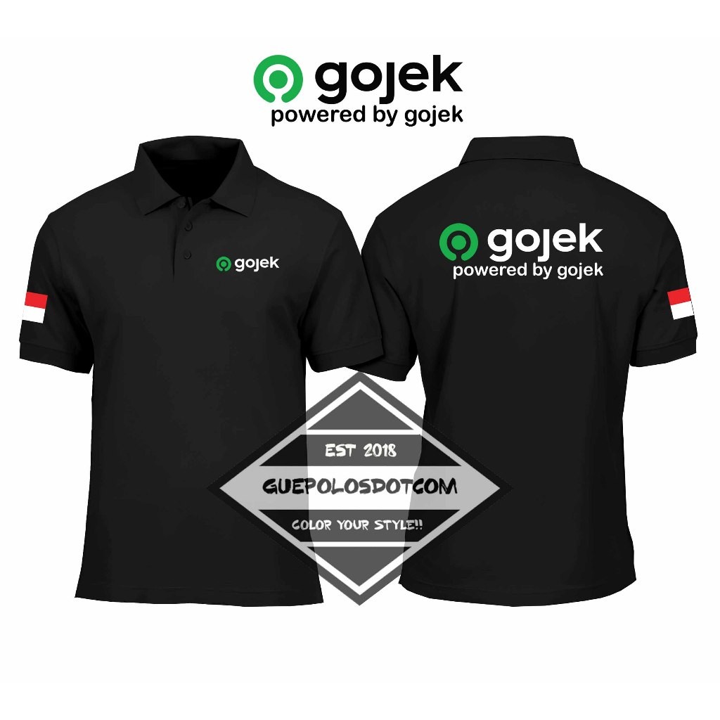 Gojeek Collared POLOSHIRT - เสื้อคอปกพลัง Gojek by Gojek - COOL Gojek POLO - GUEPOLOS