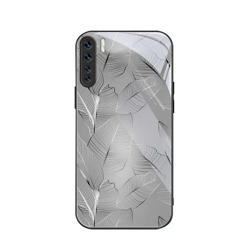 สําหรับ Oppo A91/Oppo F15/Oppo Reno3 4G , เนื้อใบไม้, บุคลิกภาพอินเทรนด์, เคสป้องกันโทรศัพท์ป้องกันการตก