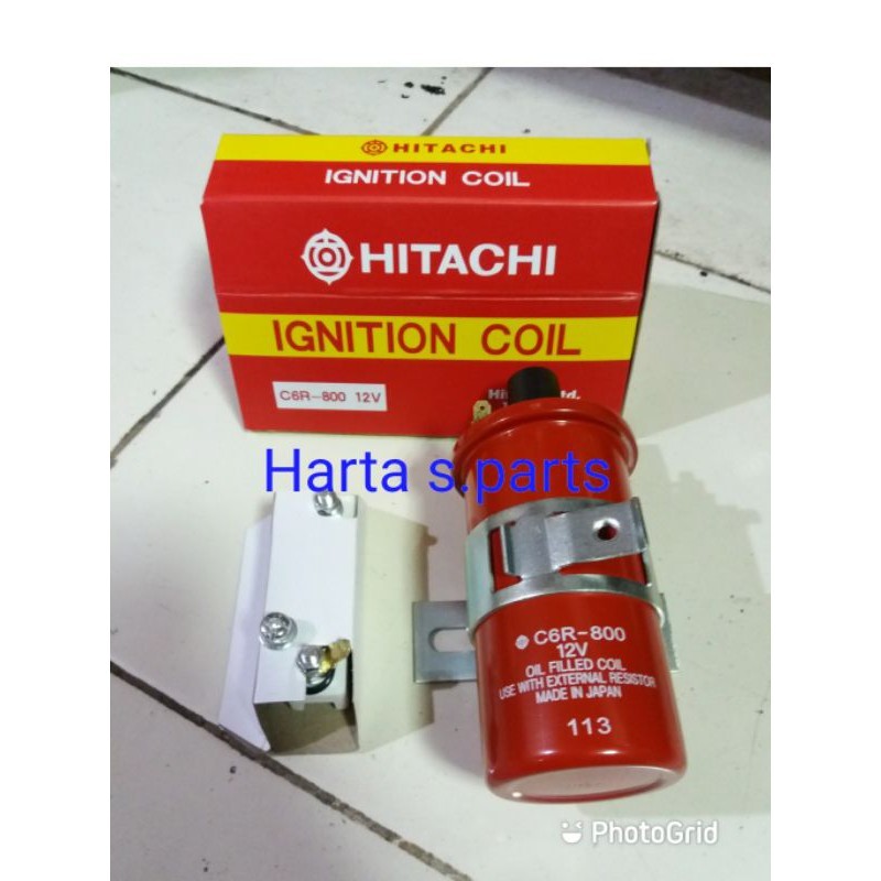 IGNITION COIL/KOIL IGNITION KIJANG 5K/7K GRAND/CAPSULE LENGTH 12v C6R-800