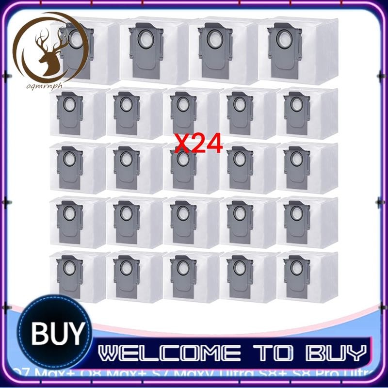 ถุงเก็บฝุ่นสําหรับ Roborock Q5 Q5 + Q7 Q7+ Q7 Max Q7 Max + Q8 Max + S7 MaxV Ultra S8+ S8 Pro Ultra ห