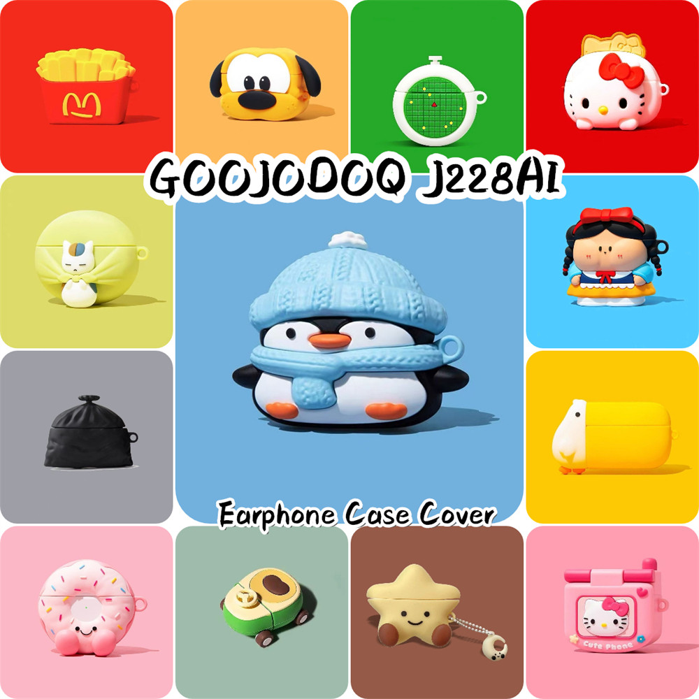 imamura สําหรับ GOOJODOQ J228AI เคสซิลิโคนอ่อนนุ่มการ์ตูนสร้างสรรค์หูฟังฝาครอบ NO.2
