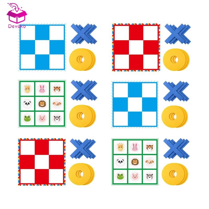 [chiwanji2mf] Tic TAC Toe Game XO Chess Game Parent Child Interaction Game Outdoor Interactive Games