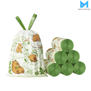 ถุงขยะขนาด 45x45 ซม. มีเชือกผูก แข็งแรง หนา ใช้งานง่าย ไม่ฉี…