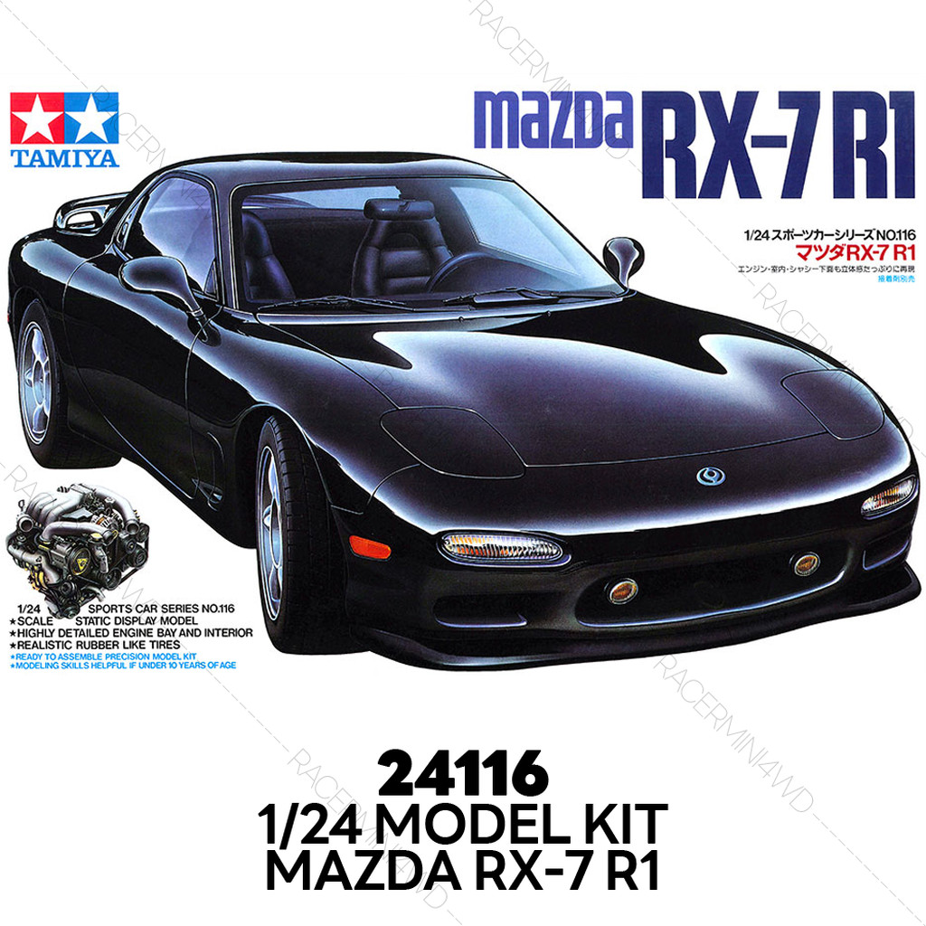TAMIYA 1/24 Model Kit Mazda RX-7 R1 24116