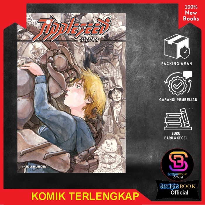 การ์ตูนมังงะ: Appleseed Alpha โดย Iou Kuroda StraightBookOfficial