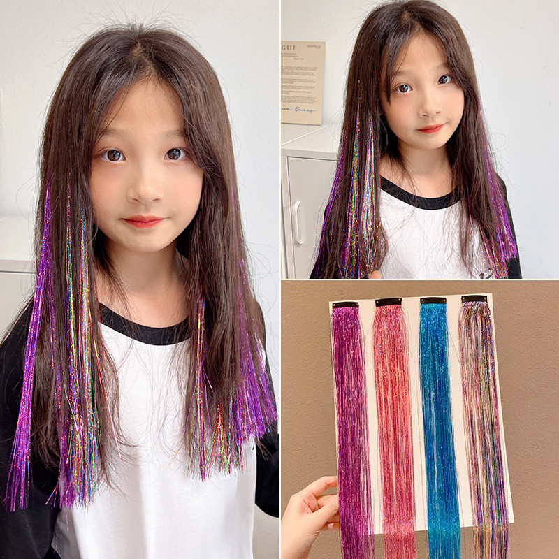 ต่อผมสีแบบคลิปสำหรับเด็กผู้หญิง, แฮร์พีชไร้ร่องรอย, เครื่องประดับผมทันสมัย