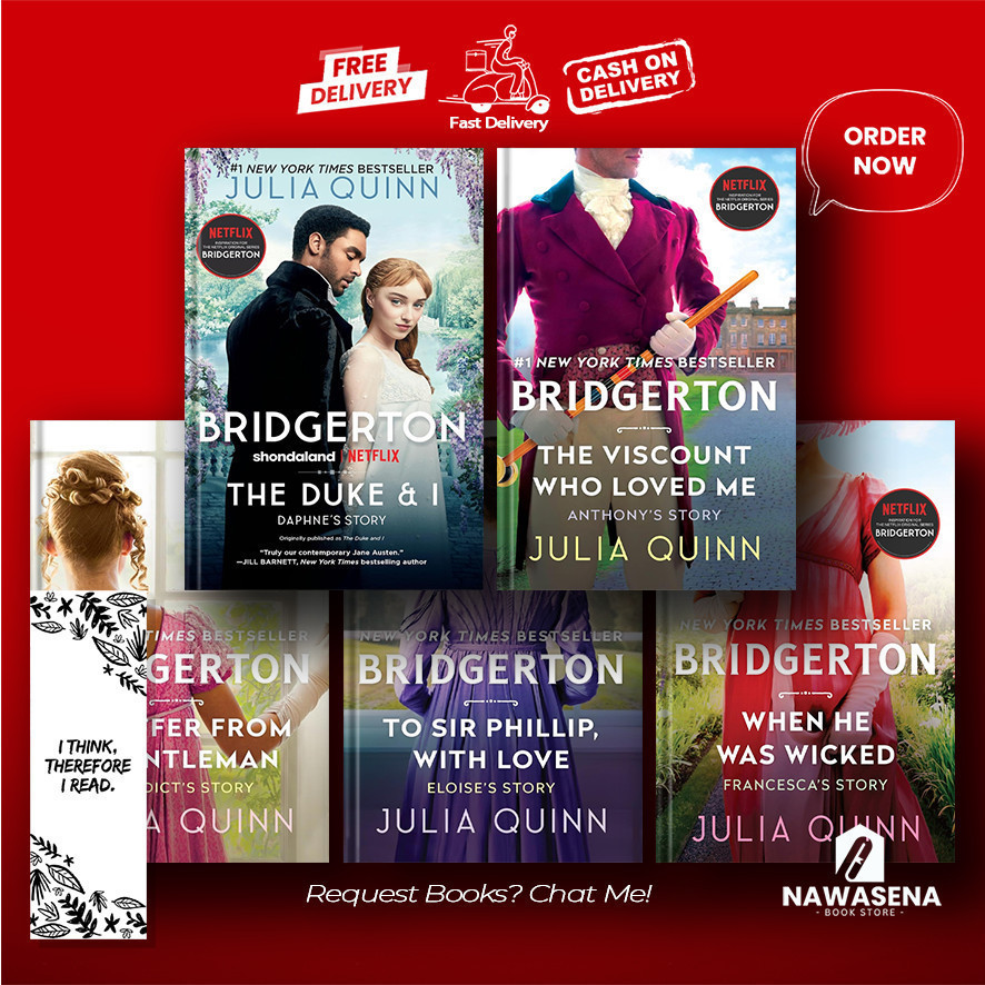 Bridgerton (8 เล่ม) โดย Julia Quinn (อังกฤษ)