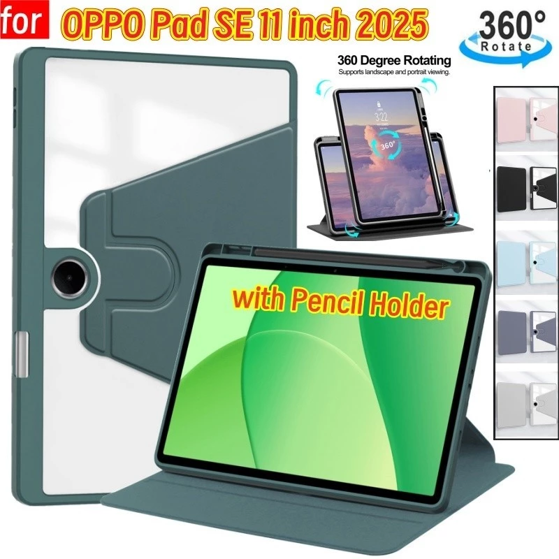 เคส แท็บเล็ต ใส่ปากกาได้ สําหรับ OPPO Pad SE11 / SE 11 2025 / Pad Neo 11.36 / Redmi Pad2 / Pad2 รุ่นใหม่ ตั้งได้ 031