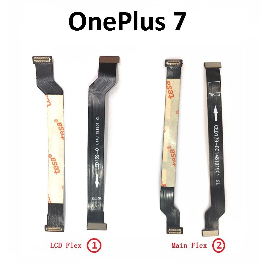 OnePlus 7 / OnePlus7 ( A7000 GM1900 GM1901 GM1903 ) จอแสดงผล LCD เมนบอร์ดหลัก Flex Cable Ribbon One 