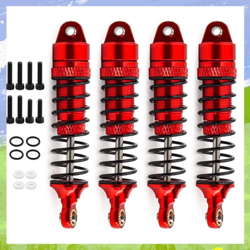 RC รถอัพเกรดด้านหน้าด้านหลัง Shocks Damper Kit สําหรับ 1/18 LaTrax #7665 อุปกรณ์เสริมอัพเกรดรถยนต์ D
