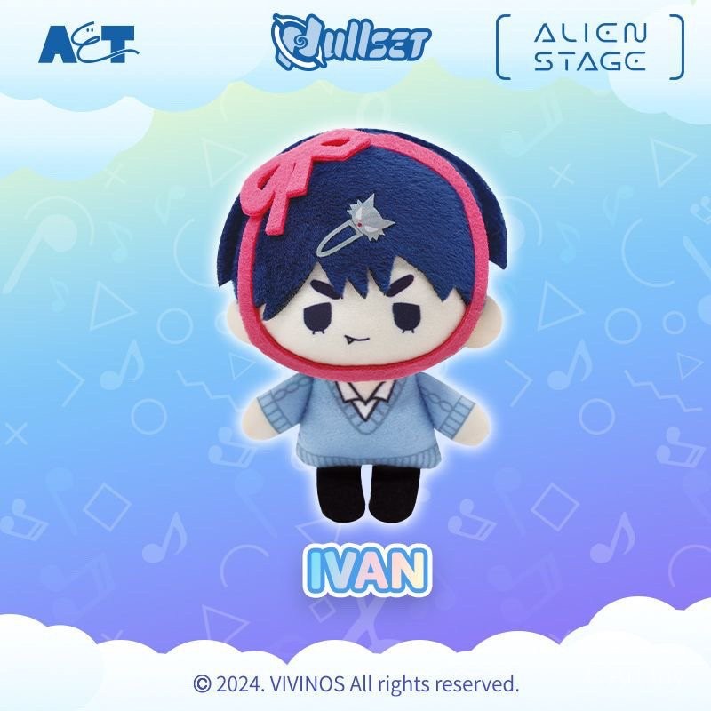 【พร้อมส่ง】alien stage การ์ด ตุ๊กตา plush doll photocard cosplay sua alien stage gaf ivan luka blind 