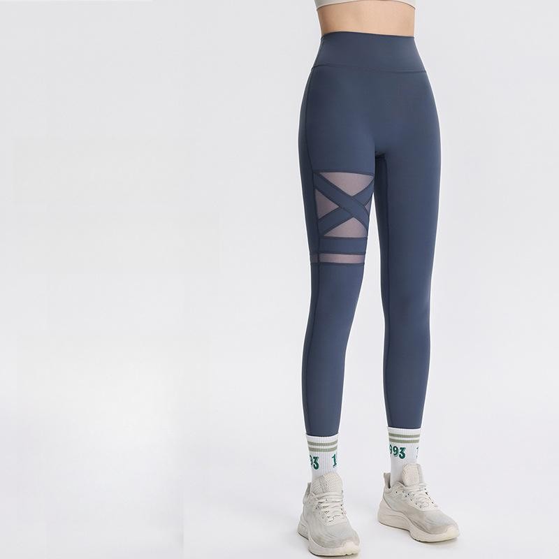 SHQX Sheer Mesh Panels เลกกิ้งออกกําลังกายเอวสูง-ยกก้น Naked Sensation ผ้า 4 ทิศทางยืด & Tummy Control, Sweat-Wiking & Anti-Pilling Pilates/Running Essentials