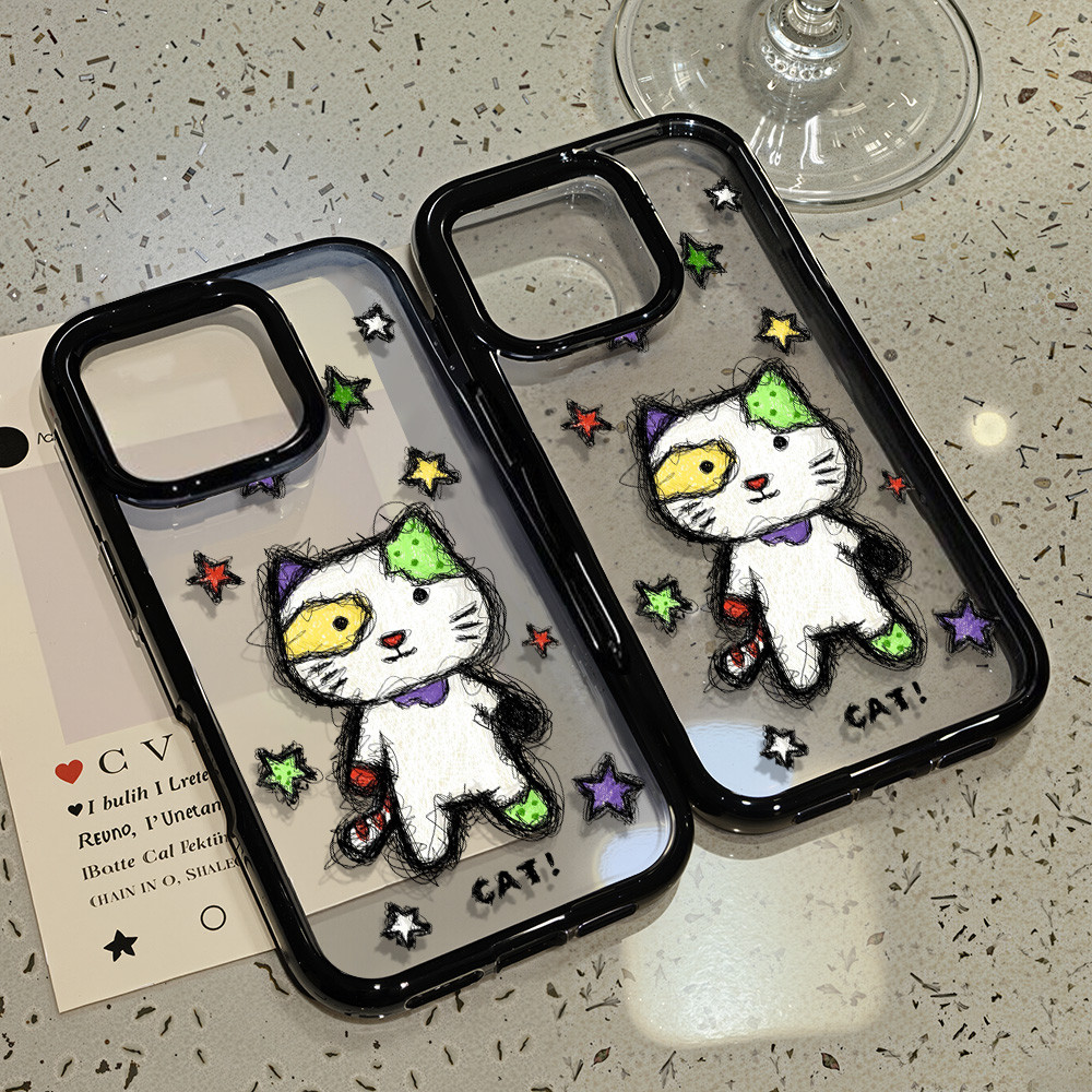 เคสโทรศัพท์ For iPhone 11 13 16 Pro Max  Case iPhone 13 14 15 Pro Max  12 13 Pro Max  13  Acrylic เคสโทรศัพท์อะคริลิค